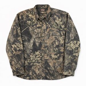 Mossy Oak Camouflage Vintage Button-Down Shirt - Men's XXL